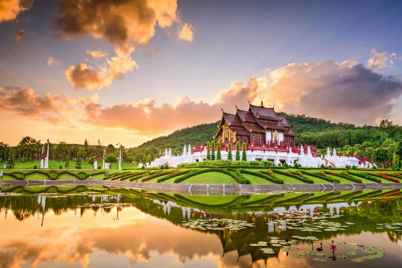 Một nhóm bạn đang cùng nhau thưởng thức các món ăn đường phố tại một khu chợ địa phương ở một điểm du lịch gần đây